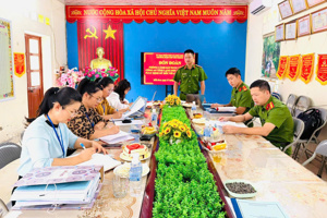 Đón đoàn kiểm tra công tác PCCC và CNCH công an Tỉnh Lạng Sơn